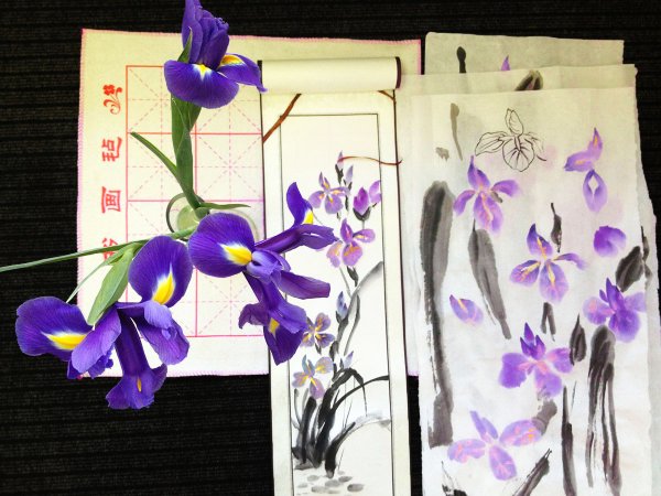 Китайская живопись се-и Ирис