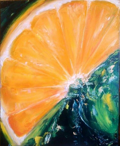 Мандарины живопись