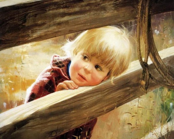 Живопись Владимира Волегова детство