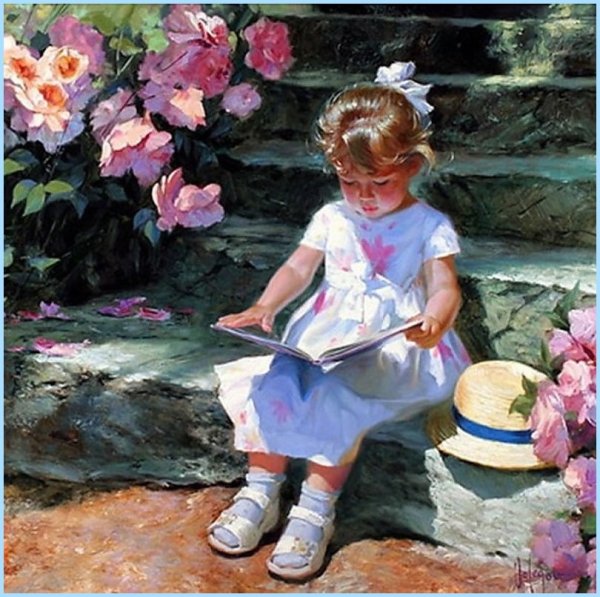 Волегов Владимир художник картины детство