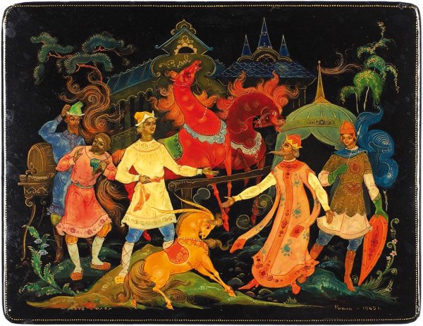 Конек горбунок Палех