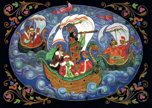 Сказка о царе Салтане Палех