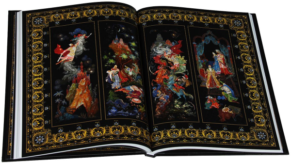 Сказки Пушкина живопись Палеха книга