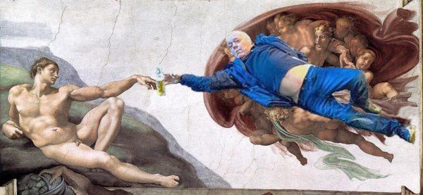 Ренессанс Сотворение Адама