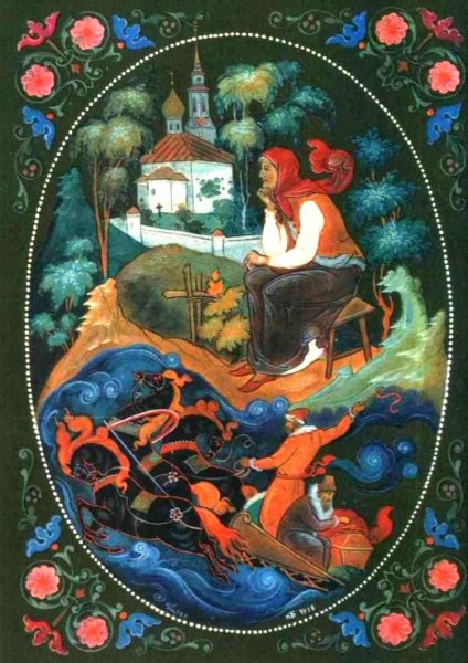 Шкатулка Мстера сказка о царе Салтане