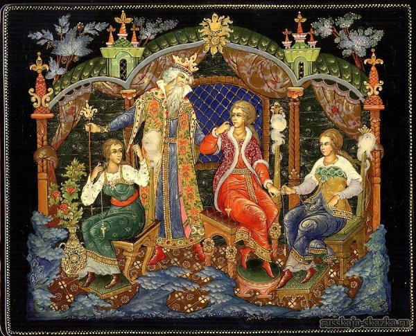 Палехская роспись Пушкин