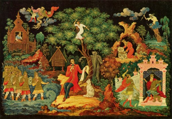 Палех сказка о мертвой царевне