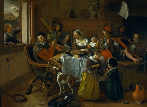 Ян стен (1626–1679) "спящий учитель"