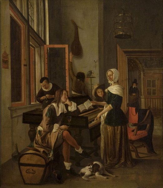 Жители Делфта Ян стен