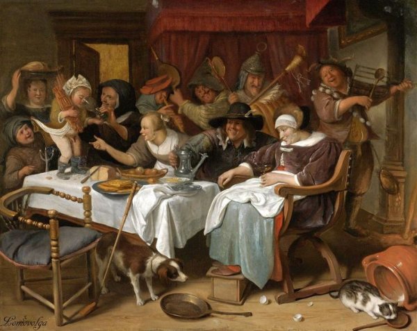 Ян стен (1626–1679) "спящий учитель"