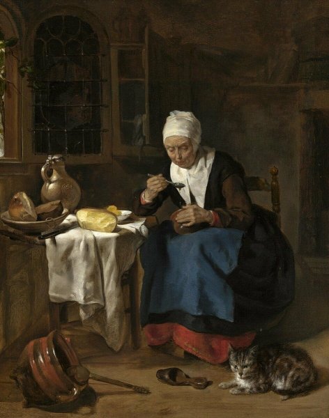 Эсайас Ван де Вельде общество на террасе