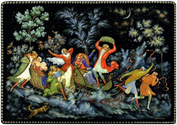 Палехская лаковая живопись