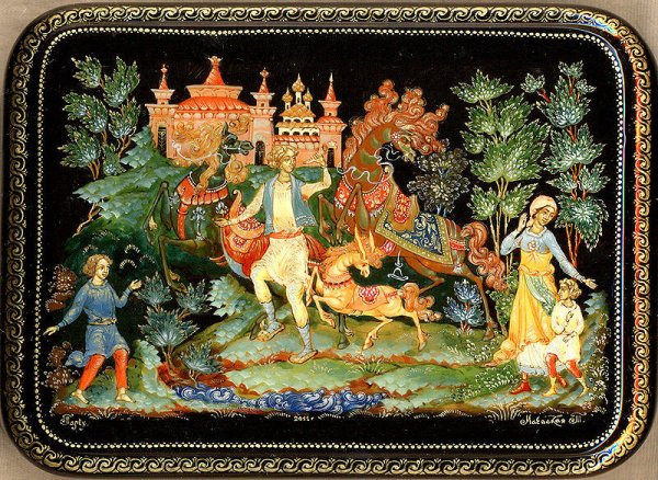 Искусство лаковой миниатюры Палех