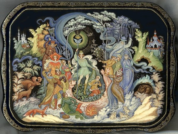 Палех лаковая роспись