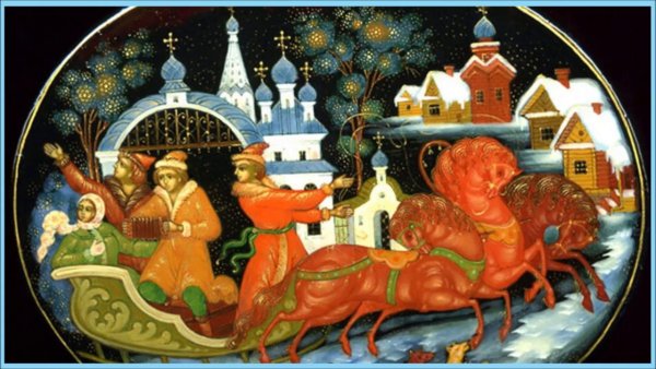 Лаковая миниатюра "Морозко" мстёра