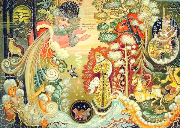 Конек горбунок Палех