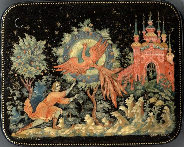 Лаковая миниатюра Мстера Иван Царевич