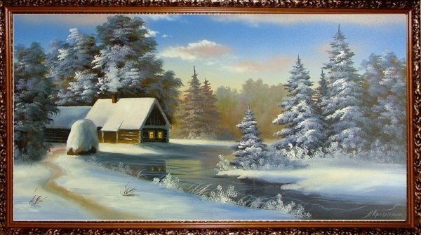 Марти Белл картины зимние