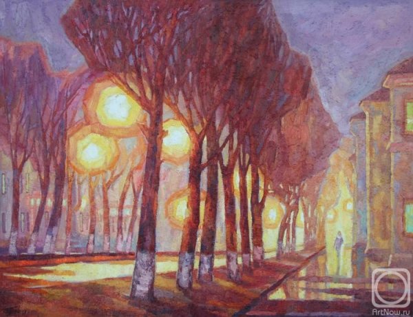 Фонари на картинах художников