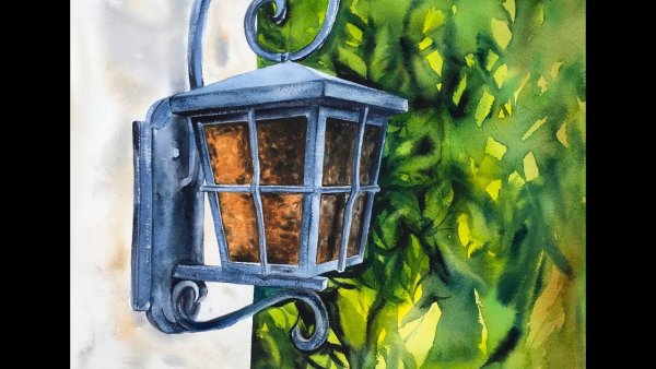 Уличные фонари в живописи