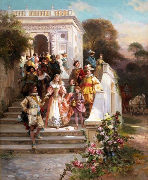 Итальянский художник Чезаре Аугусто Детти