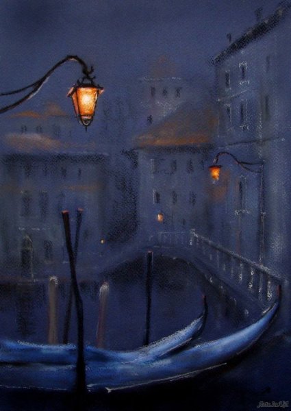 Художник Елена Юшина. Дождь