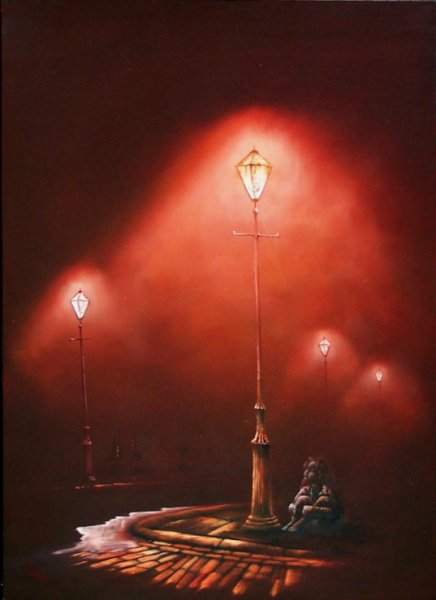 Фонари на картинах художников