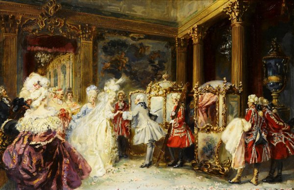 Бал короля Людовика 14 в живописи