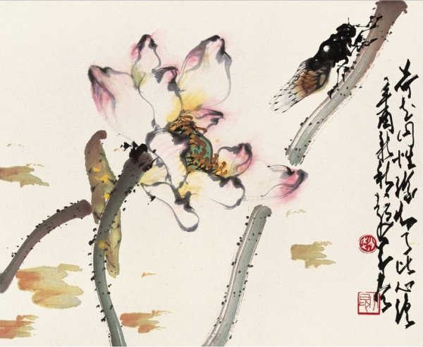 Бамбук в снегу китайская живопись