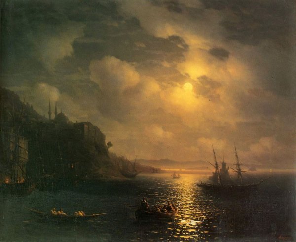 Айвазовский золотой Рог Босфор 1872