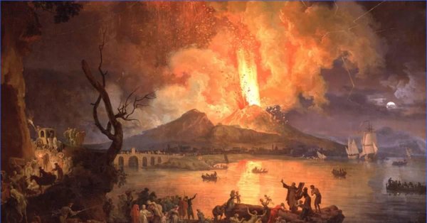 Извержение Везувия Якоб Филипп Хаккерт