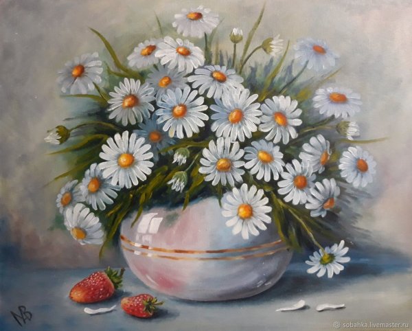 Картина ромашки