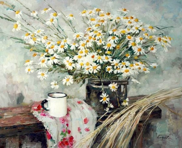 Еськов Павел художник букет