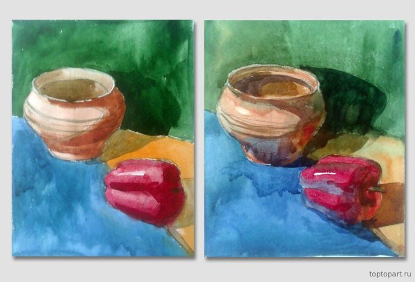 Цветовые рефлексы в живописи