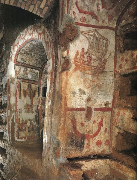 Катакомбы Рима фрески