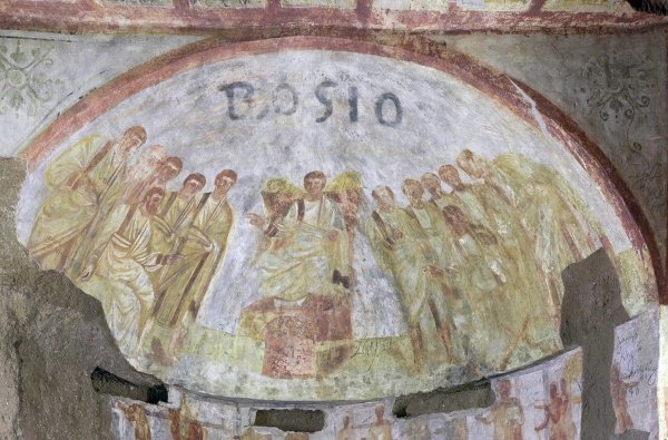 Катакомбы Домитиллы Христос