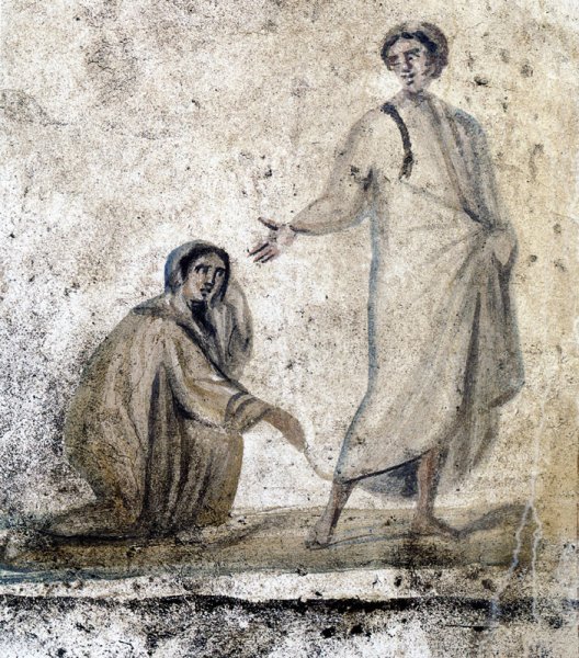 Катакомбы Петра и Марцеллина фрески