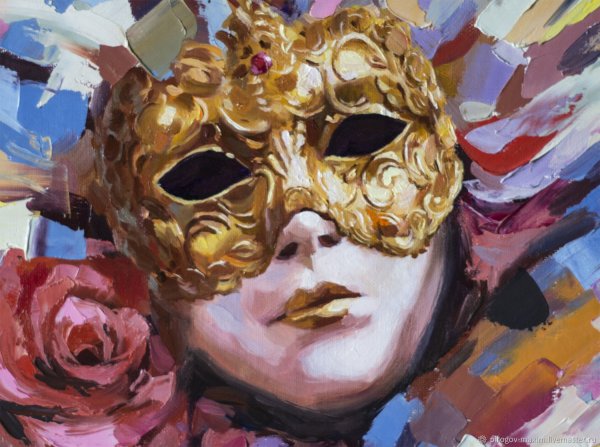 Маска венецианская