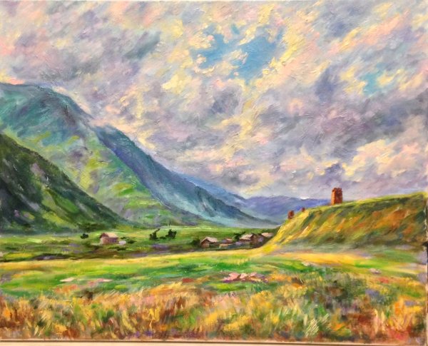 Пейзажи Грузии живопись