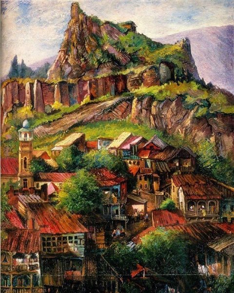 Грузия живопись Елена Ахвледиани