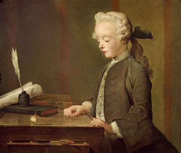 Жан Батист Симеон Шарден мальчик с юлой