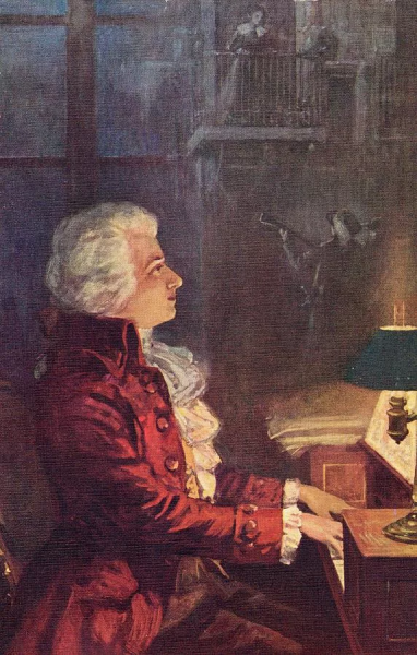 Вольфганг Амадей Моцарт за фортепиано