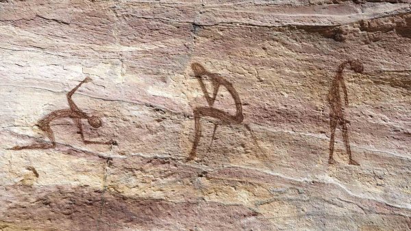 Мезолит Наскальная живопись охота