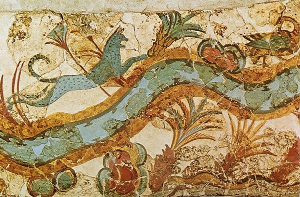 Живопись Крита и фрески Тиринфа