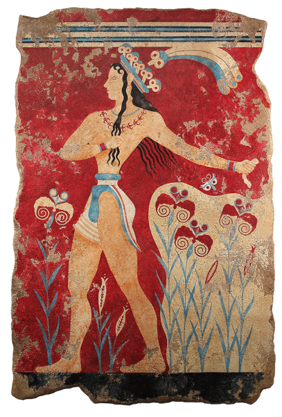 Кносский дворец на Крите фрески