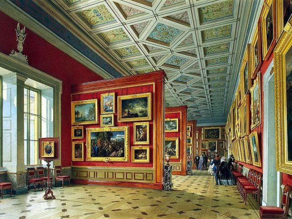 Луиджи Премацци античный зал Эрмитажа