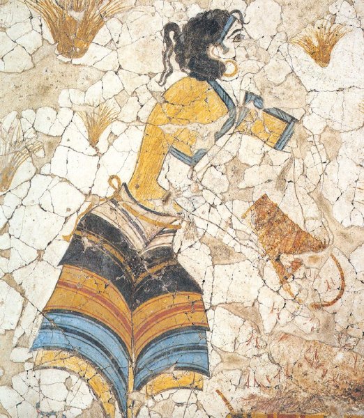 Фрески Минойской цивилизации на Крите