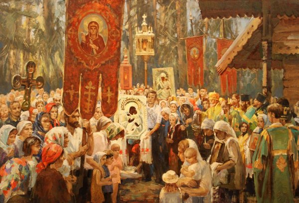 Крестный ход древняя Русь