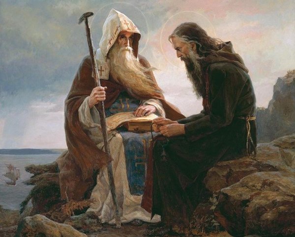 Святые Антоний и Феодосий Киево-Печерские