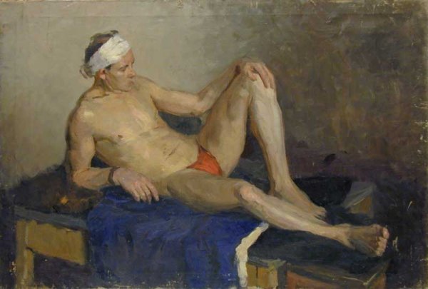 Николай Фешин натурщица», 1913, Третьяковская галерея